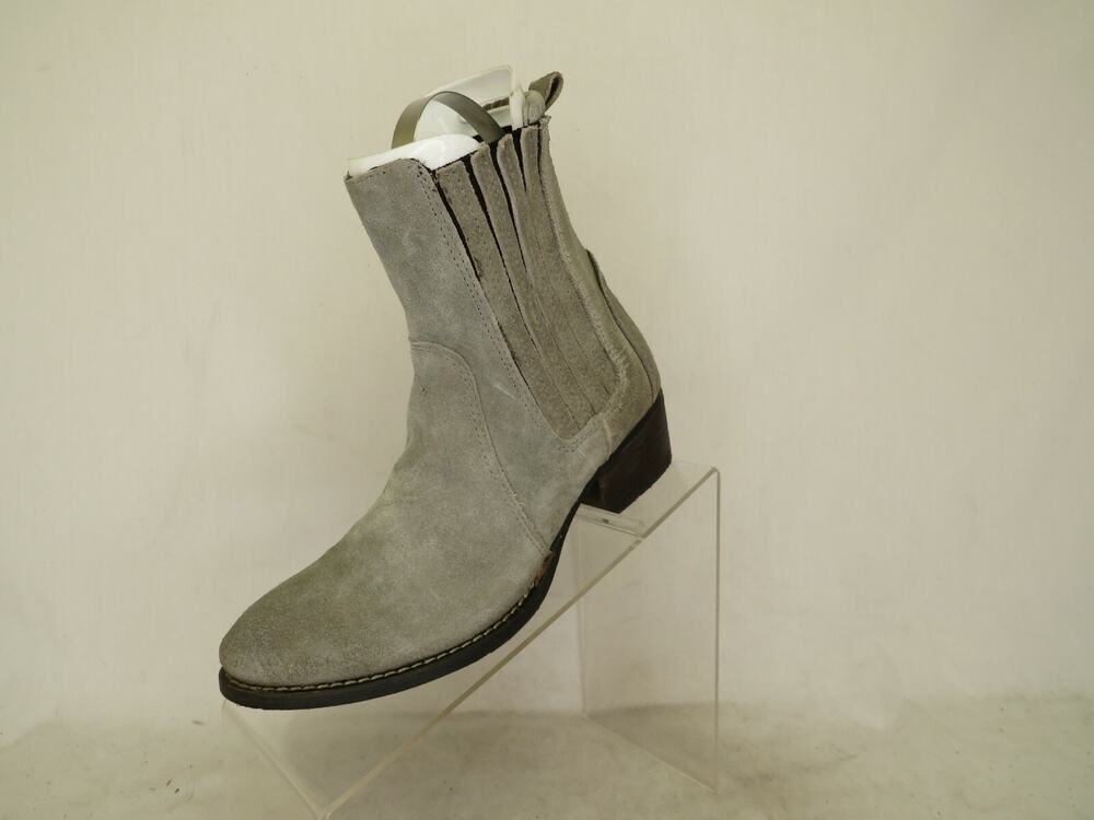 Splendid Womens Gray Suede Chelsea Ankle Fashion Boots Bootie Size 6 M